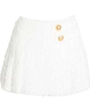 Balmain Mini Skirt - White