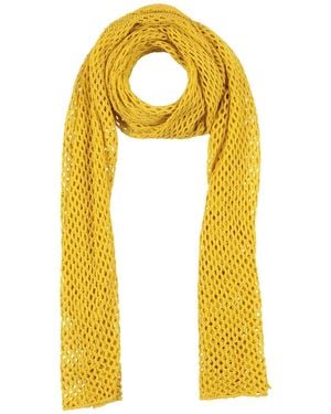 Fedeli Scarf Cotton, Linen - Yellow