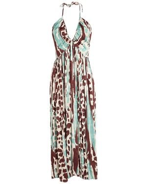 Dixie Ivory Midi Dress Viscose - White