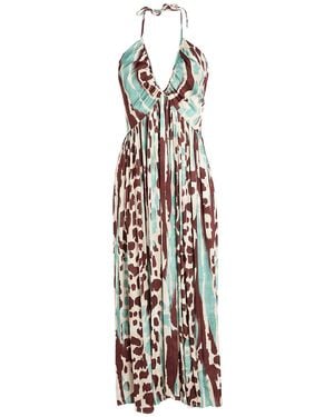 Dixie Ivory Midi Dress Viscose - White