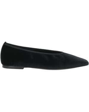 TOTEME Ballet Flats Textile Fibers - Black