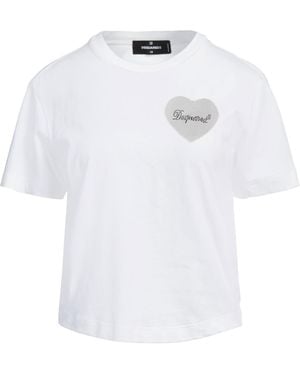 DSquared² T-Shirt Cotton - White