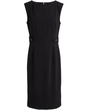 Nenette Midi Dress Polyester, Elastane - Black