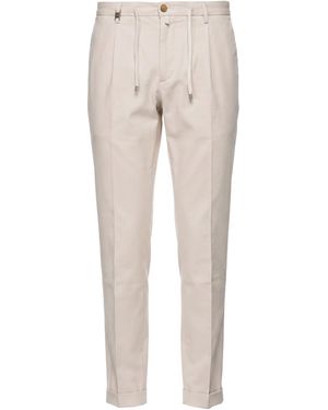 Barbati Camel Trousers Viscose, Polyamide, Elastane - Natural