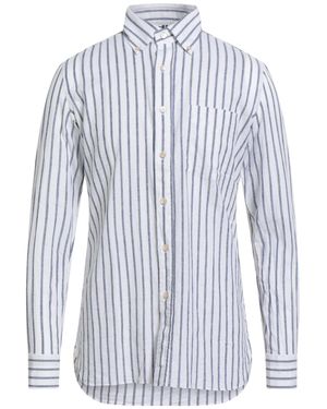 Luigi Borrelli Napoli Shirt Cotton, Linen - Blue