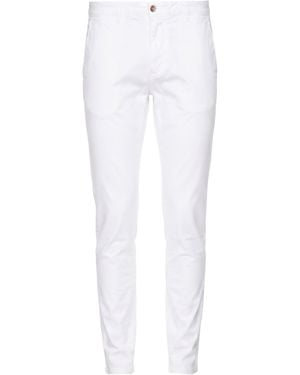Teleria Zed Trousers Linen, Cotton, Elastane - White
