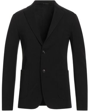 Emporio Armani Blazer Polyamide, Cotton, Elastane - Black