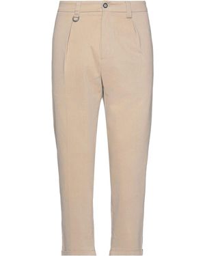 Paolo Pecora Trousers Cotton, Elastane - Natural
