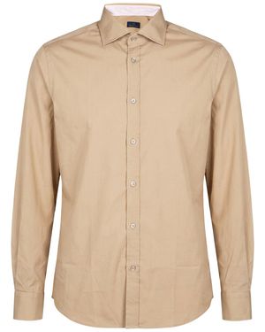 Paul & Shark Khaki Shirt Cotton - Natural