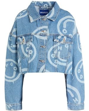 HUGO Denim Outerwear Cotton - Blue