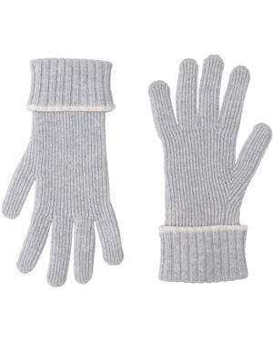 Eleventy Platinum Gloves Cashmere - White