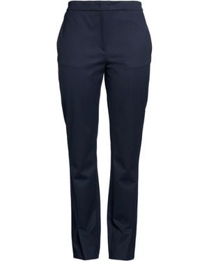 Piazza Sempione Trousers Virgin Wool, Polyamide, Elastane - Blue