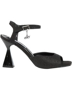 Osey Sandals Textile Fibers - Black