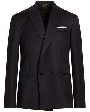 Daniele Alessandrini Midnight Blazer Polyester, Viscose, Elastane - Black