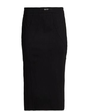 Versace Jeans Couture Midi Skirt Viscose, Polyamide, Elastane - Black