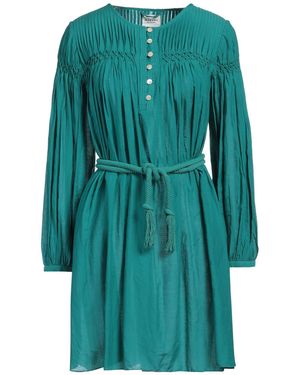 Isabel Marant Mini Dress Cotton, Viscose - Blue