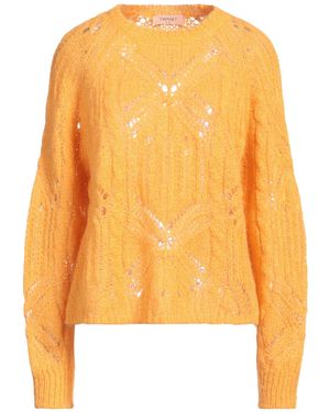 Twinset Marigold Jumper Mohair Wool, Alpaca Wool, Polyamide - Yellow
