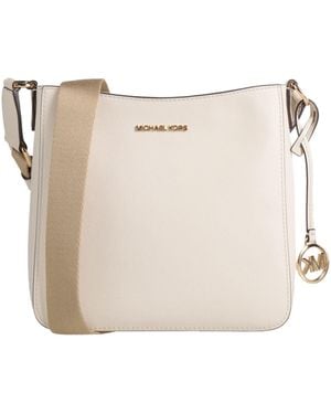 MICHAEL Michael Kors Ivory Cross-Body Bag Textile Fibers - Natural