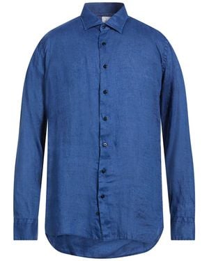 Agho Shirt Linen - Blue