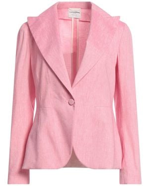 Ballantyne Blazer Linen, Cotton, Elastane - Pink