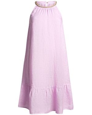 120% Lino Mini Dress - Pink