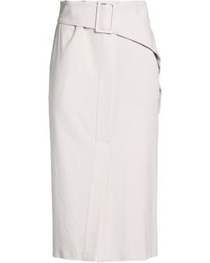 Fabiana Filippi Light Midi Skirt Virgin Wool, Polyamide, Elastane - White