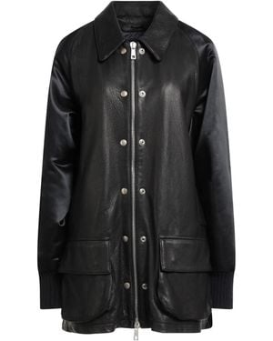 Giorgio Brato Jacket Leather, Cotton, Nylon - Black