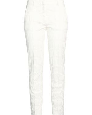 Incotex Pants Cotton, Elastane - White