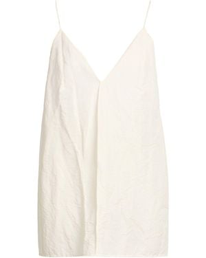 KHAITE Cream Top Silk, Cotton - White