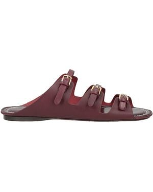 Sandro Sandals Leather - Purple