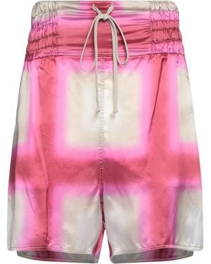Rick Owens Fuchsia Shorts & Bermuda Shorts Cupro - Pink