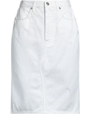 People Denim Skirt - White