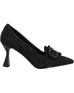 Tosca Blu Court Shoes Textile Fibres - Black