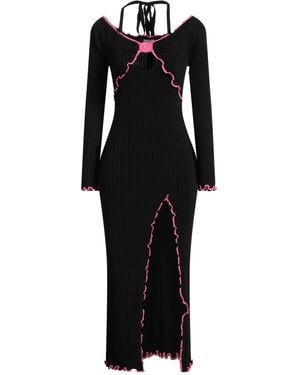 Versace Jeans Couture Midi-Kleid - Schwarz