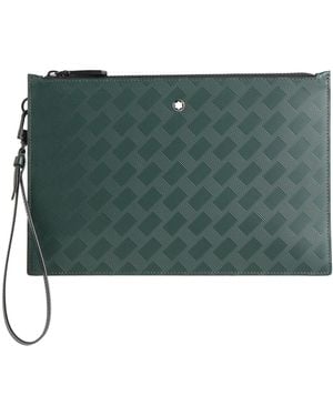 Montblanc Dark Handbag Leather - Green