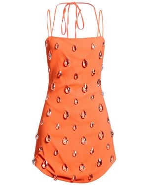 GIUSEPPE DI MORABITO Mini Dress Viscose, Elastane - Orange