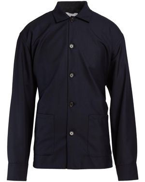 Universal Works Midnight Shirt Polyester, Wool - Blue