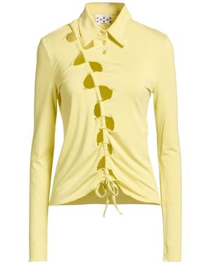 AVAVAV Polo Shirt Viscose, Elastane - Yellow