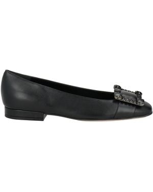 Sergio Rossi Ballet Flats Leather - Black