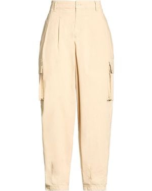 Roy Rogers Sand Pants Cotton, Polyamide, Elastane - Natural
