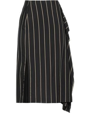 Cedric Charlier Midi Skirt - Black