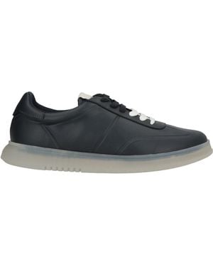 Emporio Armani Midnight Trainers Leather - Black