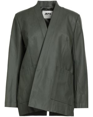 Maison Rabih Kayrouz Dark Jacket Cotton, Polyurethane - Green