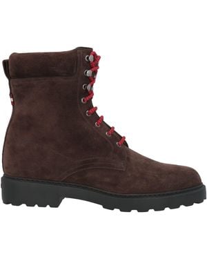 Bally Chocolate Ankle Boots Leather - Brown