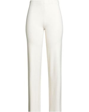 ViCOLO Pants Viscose, Polyester, Polyamide - White