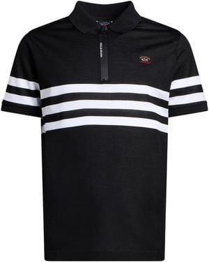 Paul & Shark Polo Shirt Cotton - Black