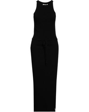 hinnominate Maxi Dress Viscose, Polyester, Polyamide - Black