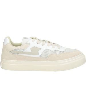 Stepney Workers Club Trainers Leather, Textile Fibres - Natural