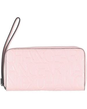 ARMANI EXCHANGE Light Wallet Polyester, Polyurethane - Pink