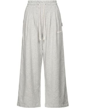 Palm Angels Light Pants Cotton - White